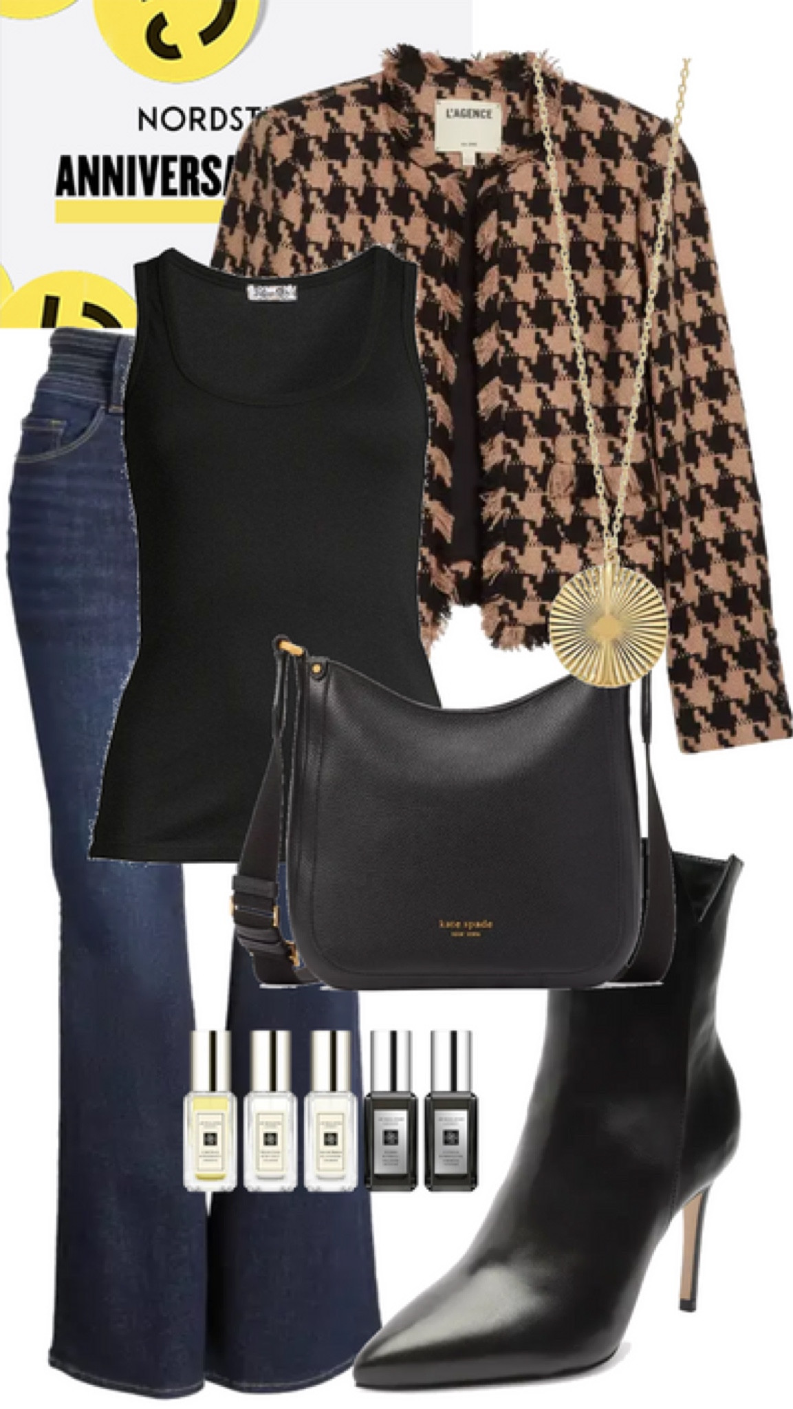 This L’Agence blazer is such a classic and a piece that you will keep for years to come. I’ve paired it with these cute frame jeans and I love the double button detail on them. You also can’t go wrong with this simple yet chic crossbody bag from Kate spade. All available at #nsale! 

#LTKstyletip #LTKsalealert #LTKxNSale