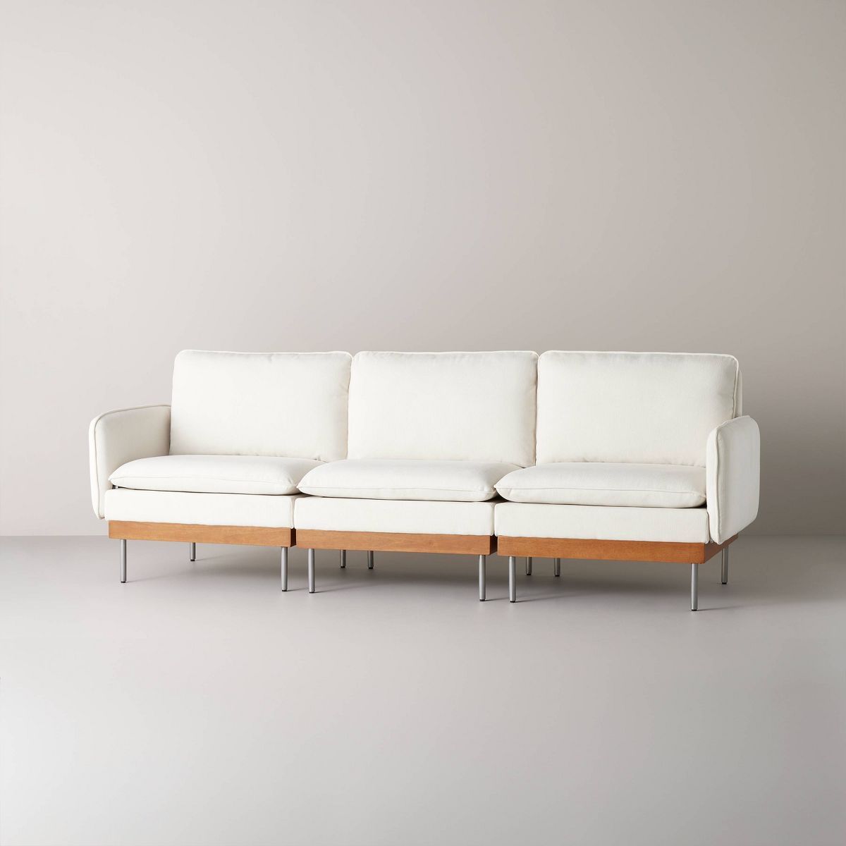 Corduroy Modular Sofa - Cream - Hearth & Hand™ with Magnolia | Target