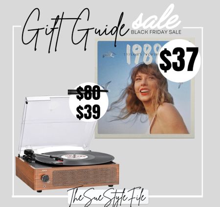 Record player sale . Early Black Friday sale. Black Friday sale. Gift guide for him. gift guide 2023. Gift guide for teens. Gift guide under $30. Holiday gifting. Stocking stuffer. Gift guide for her. Favorite things party. Christmas gift guide.  2023 gift guide. Teen girl gift. Gift guide GIL. MIL Gift guide. 
Sale

Follow my shop @thesuestylefile on the @shop.LTK app to shop this post and get my exclusive app-only content!

#liketkit 
@shop.ltk
https://liketk.it/4oLOB 

#LTKHoliday #LTKCyberWeek #LTKGiftGuide