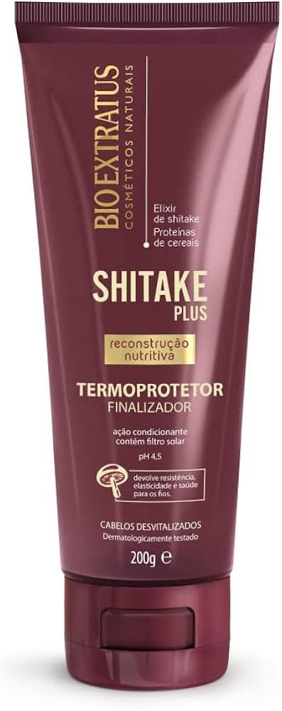 FINALIZADOR SHITAKE TERMOPRO 200GR BIO EXTRATUS | Amazon (BR)