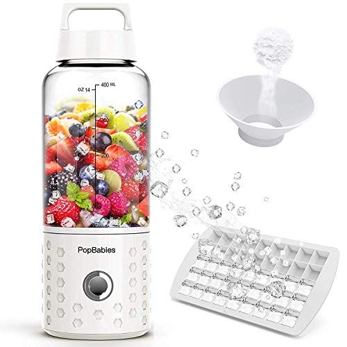 Portable Blender, PopBabies Personal Blender for Shakes and Smoothies, Stronger and Faster Ivory Whi | Amazon (US)