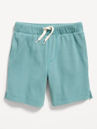 Functional Drawstring Waffle-Knit Shorts for Toddler Boys | Old Navy (US)