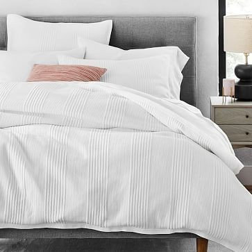 Cotton Cloud Jersey Duvet Cover & Shams - Stone White | West Elm (US)