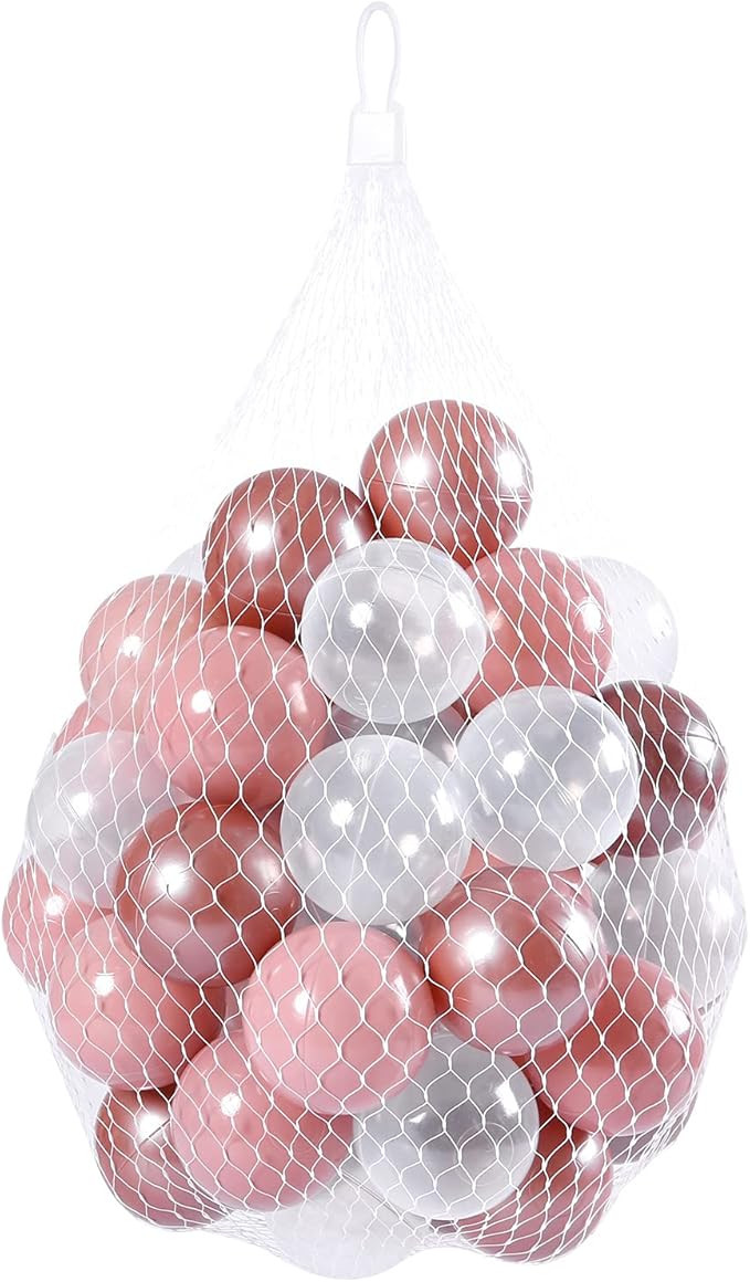 TRENDPLAY Pit Balls Plastic Balls - Crushproof Beige Balls Pack for Boys Girls, Accessories for B... | Amazon (US)