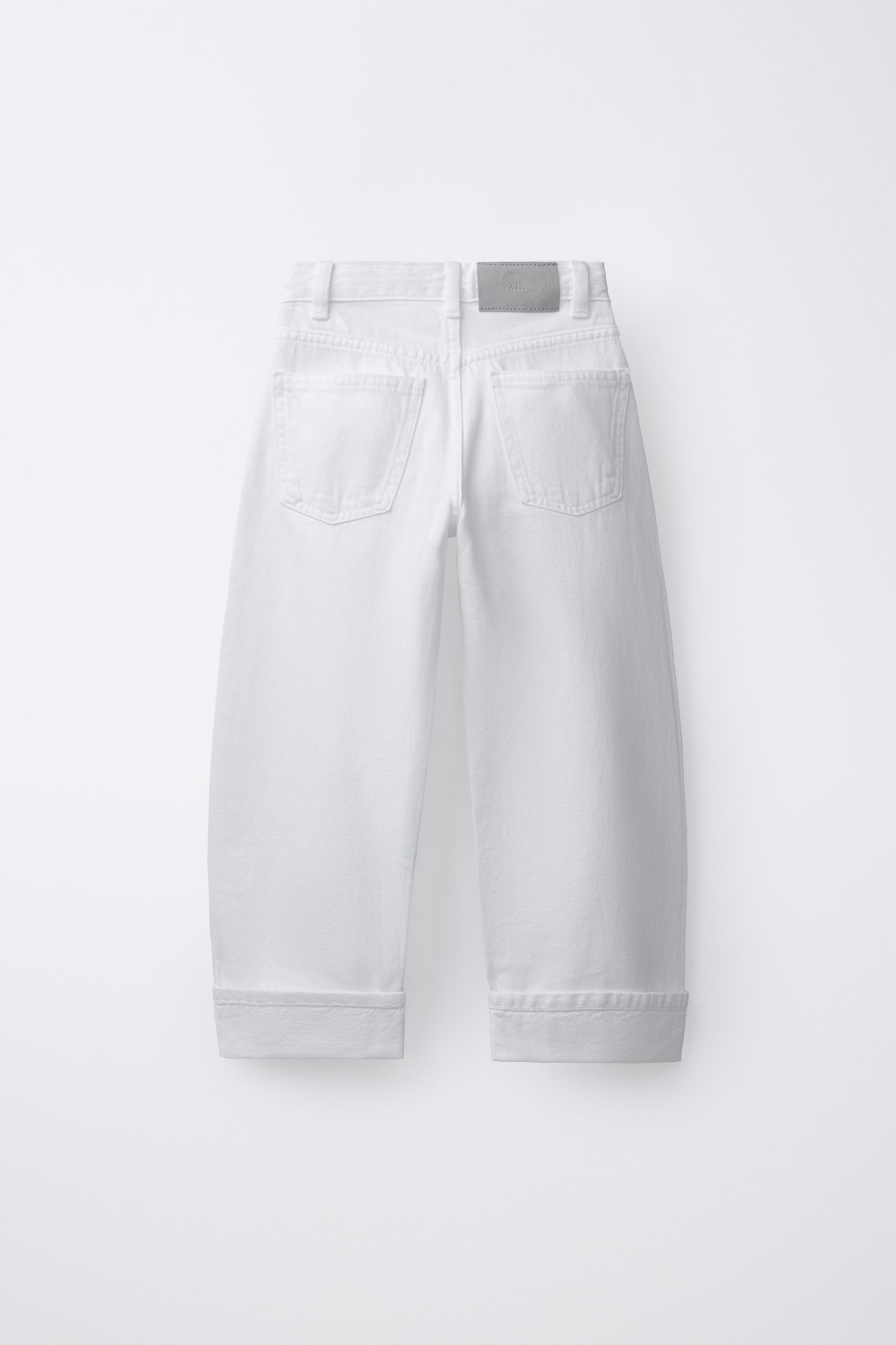 BARREL JEANS WITH TURN-UP HEMS | Zara UK