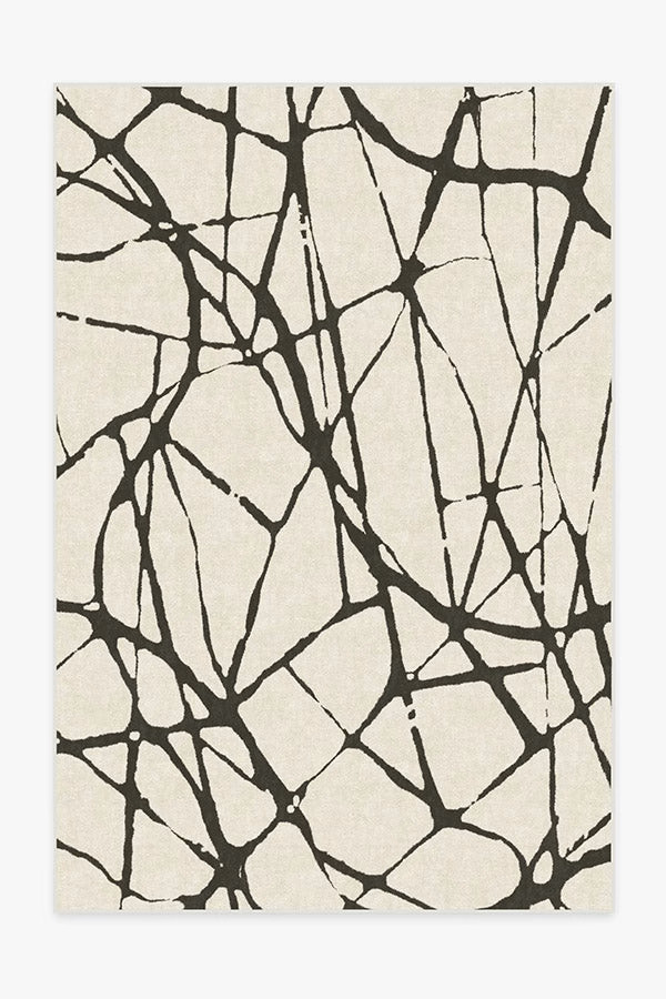 Nina Takesh Marion Black & Ivory Rug | Ruggable