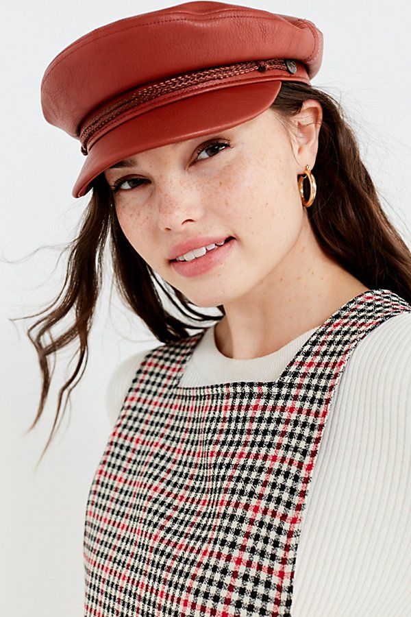 Brixton + UO Fiddler Faux Leather Fisherman Hat - Beige XS at Urban Outfitters | Urban Outfitters US