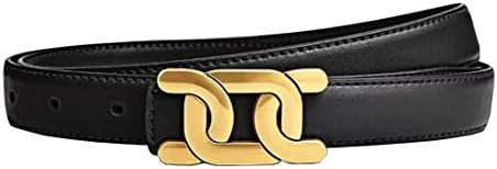 Yuangu Womens Belts for Jeans, Womens Leather Belt with Gold Buckle, Designer Belts for Pants Jea... | Amazon (US)
