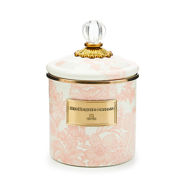 MacKenzie-Childs Rosy English Garden Small Canister | MacKenzie-Childs