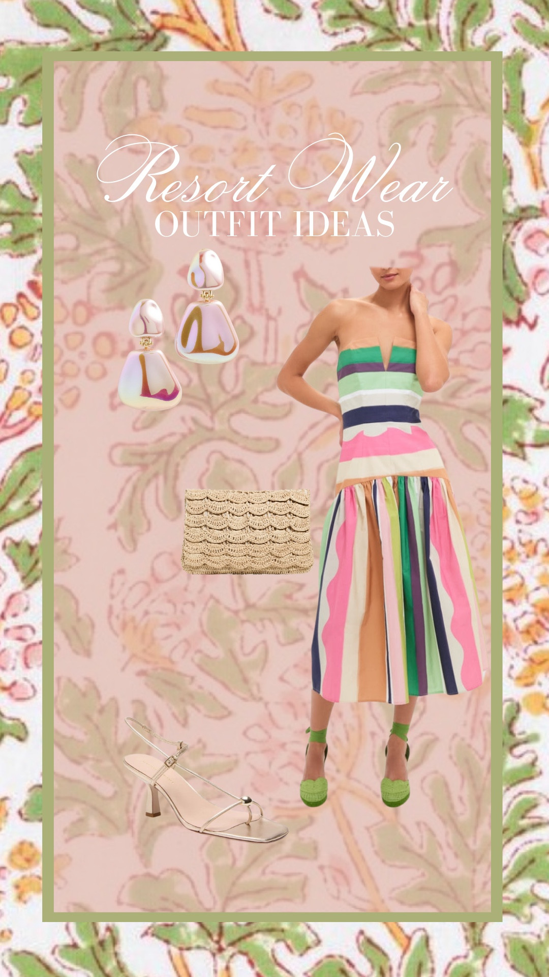 Resort wear outfit idea!

Beach vacation // summer // resort wear
