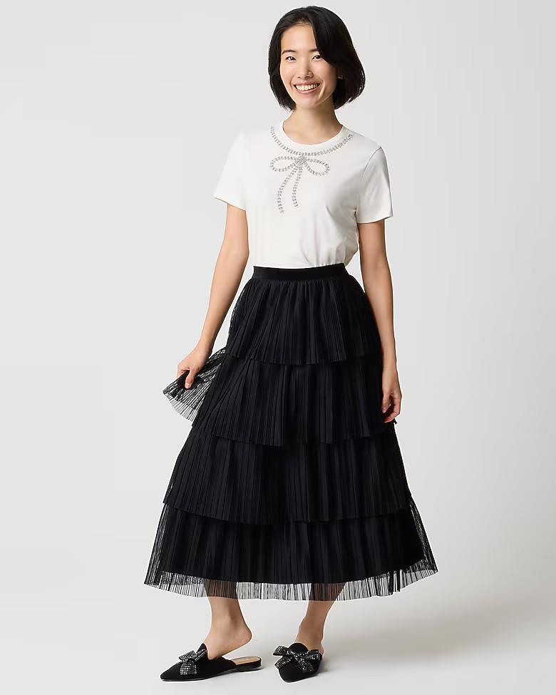 Tulle tiered skirt | J.Crew Factory