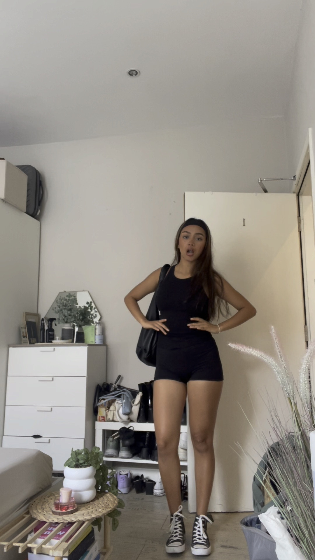 uni ootd! 

all black outfit, gym fit, black outfit ideas, comfy outfit, uni outfit, university, casual fashion, headband, biker shorts, leather bag

#LTKworkwear #LTKfitness #LTKU