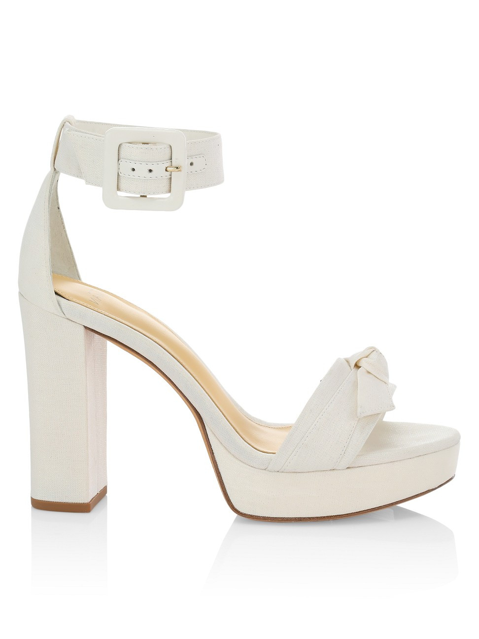 Clarita Leather & Textile Platform Sandals | Saks Fifth Avenue
