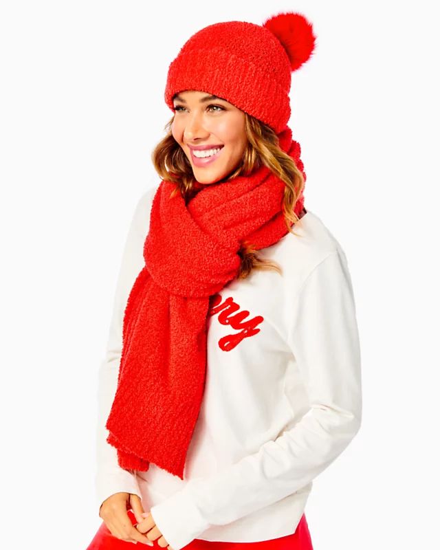 Frosti Scarf And Hat Set | Lilly Pulitzer | Lilly Pulitzer
