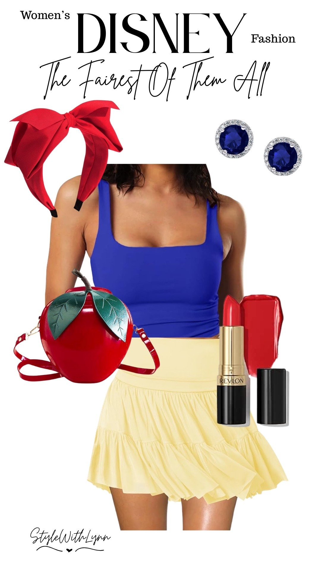 This Snow White–inspired outfit is the fairest of them all! 💛💙Perfect for a magical day at the parks or adding a touch of princess style to your everyday look. Shop the full outfit details linked here! 🏰👑 

#DisneyBound #SnowWhiteStyle #LTKFinds


#LTKStyleTip #LTKTravel