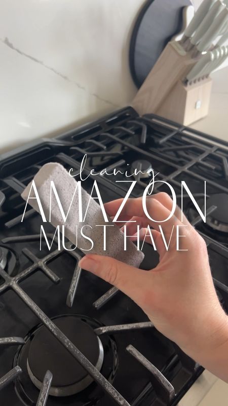 If you're like me and have a nasty oven, then this Amazon find is for you! This pumice stone is so easy to use and uses no chemicals Just water and a bit of elbow grease, and that stubborn grime vanishes. Even better A pack of 2 is under $10!

#LTKHome #LTKFindsUnder50 #LTKVideo