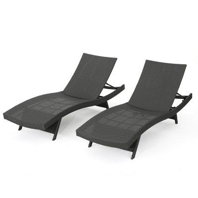 Salem Wicker Lounge with Cover (Set of 2) - Christopher Knight Home | Target