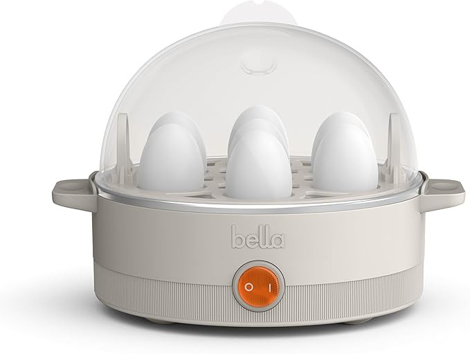 bella Electric Egg Cooker, 7 Eggs Capacity Tray, Single Stack, for Poached, Scrambled, Hard, Medi... | Amazon (US)