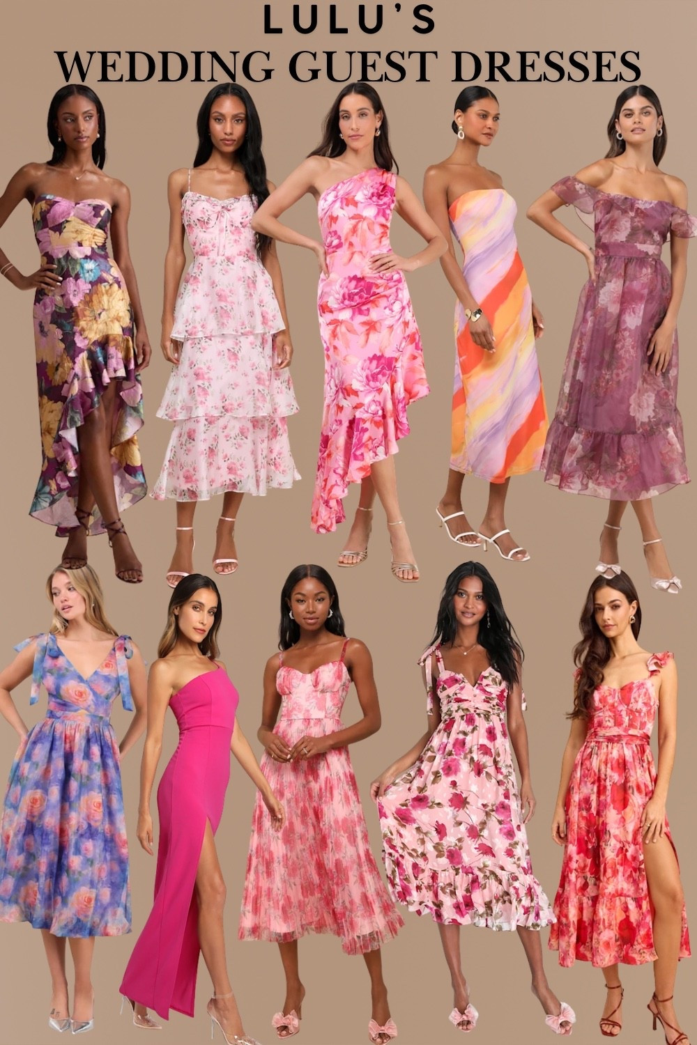 Lulu’s Wedding Guest Dresses 🌸
The prettiest florals and silhouettes for any event 🩷

All under $100! 


#lulus
#wedding guest dresses
#tiered maxi
#maxi dress
#midi dress
#pink dresses
#plum dresses
#hot pink dresses 
#light pink dress
#ruffled dress
#strapless dress
#off the shoulder dress 
#dress with slit 
#summer dress
#spring dress
#affordable dresses
#prom dress 
#pink floral dress
#soaghetti strap dress 
#purple dress 
#hi lo dress 
#mini dress
#ootd 

#LTKootd #LTKSeasonal #LTKWedding