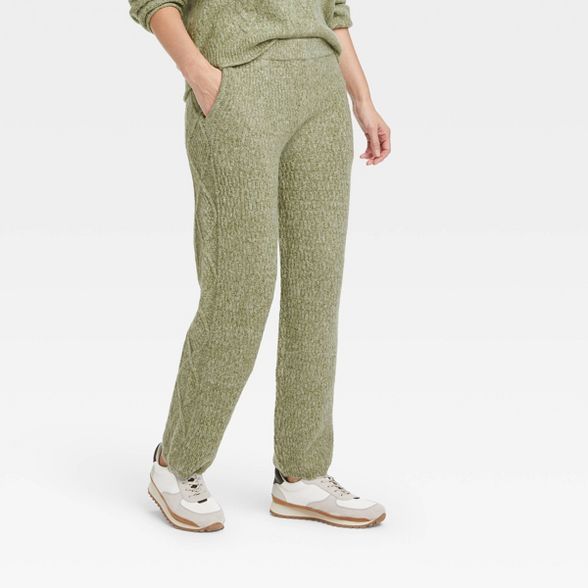Women's Pull-On Cropped Sweater Jogger Pants - Universal Thread™ | Target
