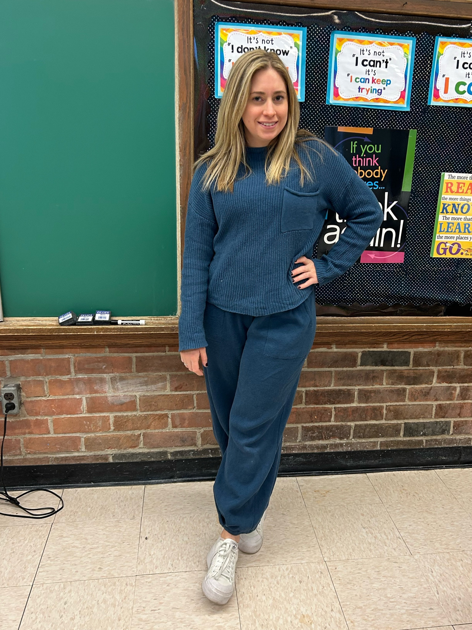 Another cozy day at work in this cold weather! Love these free people dupe for a cute teacher fit  

#LTKworkwear #LTKmidsize