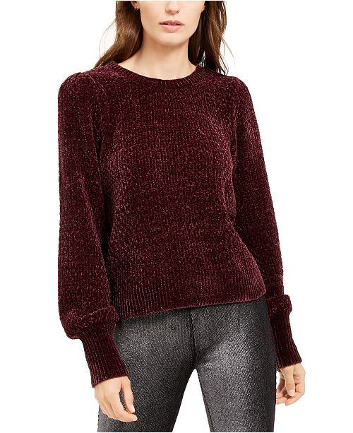 Chenille Balloon-Sleeve Sweater, Regular & Petite Sizes, Created for Macy's | Macys (US)