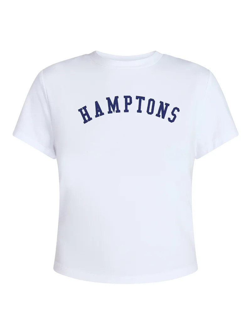 No Boundaries Graphic Baby Sleep Tee with Short Sleeves, Women's XS-XXL | Walmart (US)