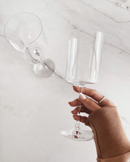 My Wine glasses are part of prime day sale and under $20 for 2. Would make a great gift this holiday season! StylinByAylin 

#LTKxPrime #LTKGiftGuide #LTKhome