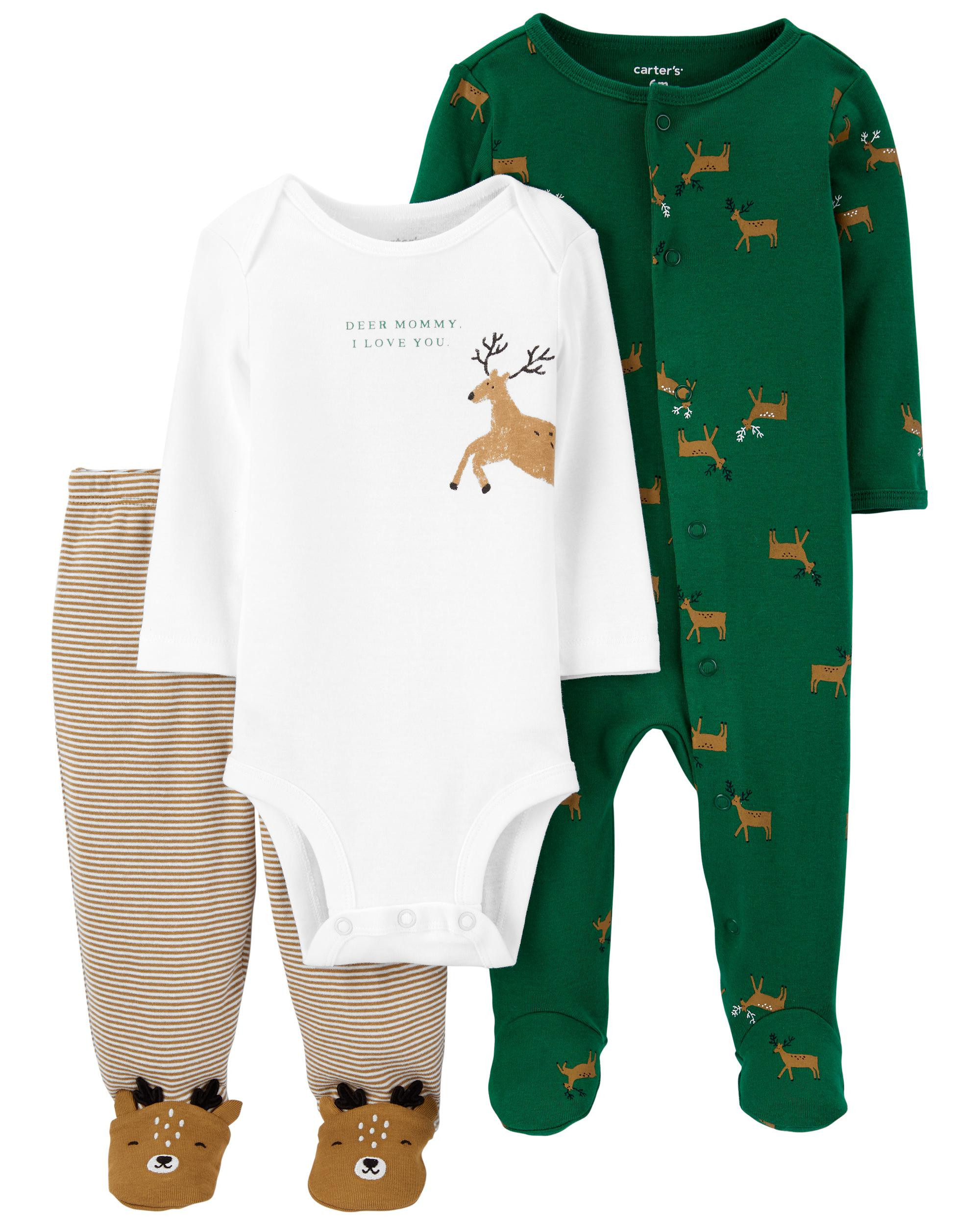 Baby 3-Piece Reindeer Outfit Set | Carter's