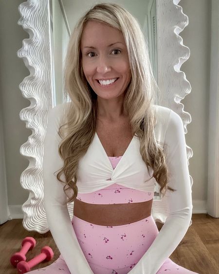 LOVING these buttery soft cute gym fits from Astoria Activewear!🍒 I’m wearing the cherry blossom set paired with the front crossed crop & the pink gingham set (Boo approved🐶). 🌸 I linked everything shown & some of my other favorites as well. #ad
I’m 5’4 34B & wearing the small in the crop, sized up to a medium in the gingham set & it fit perfectly, sized up to a medium in the cherry set & the top is perfect but would go for a small next time in the leggings.
Activewear 
Loungewear
Pink Leggings
Pink Sports Bra
Gym Outfit
Pink Gingham 
Gym Set
Ballet 
Pilates
Pink Cherry 
Athletic Dress
Cute Gym Set

#LTKFitness #LTKActive #LTKU