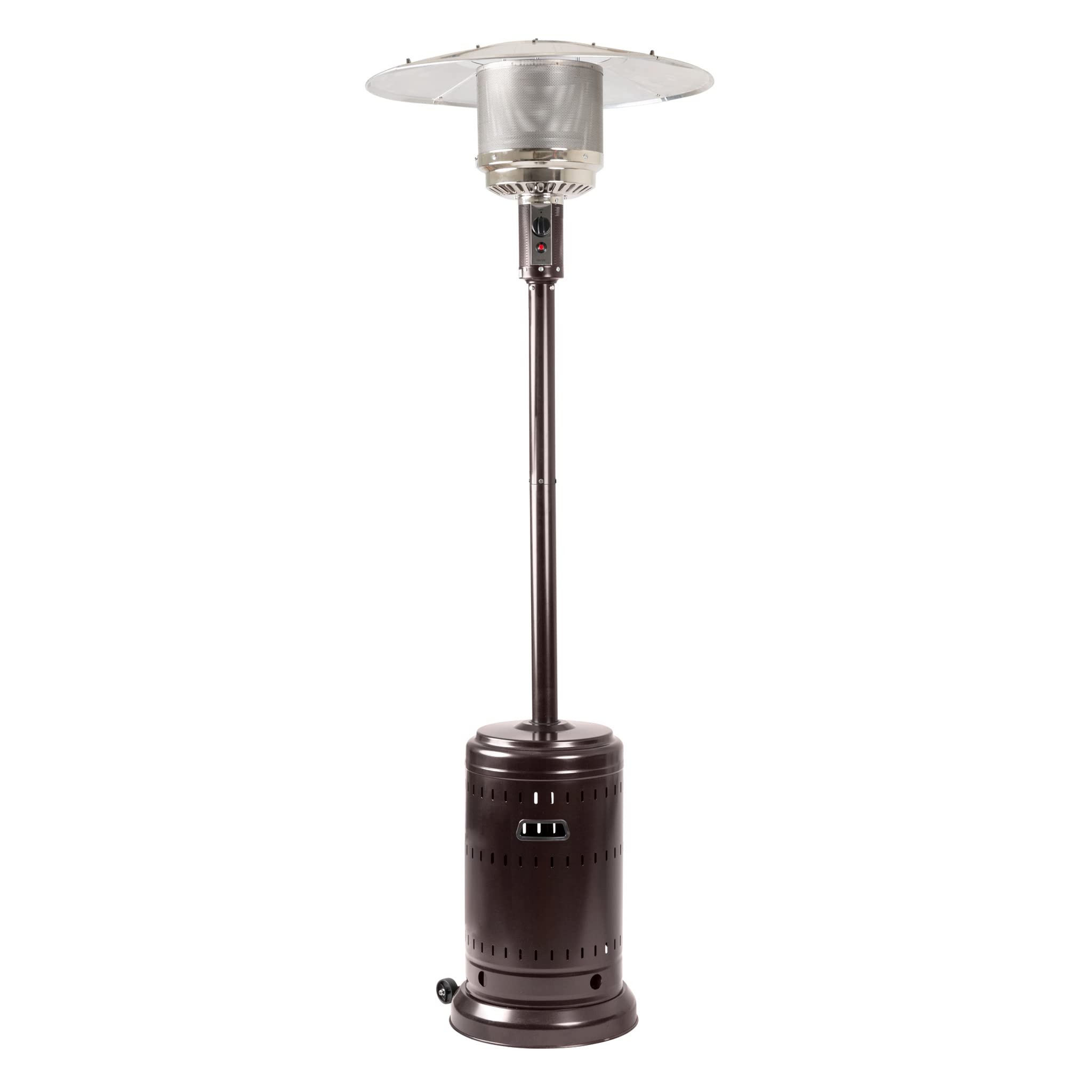 Amazon Basics 46,000 BTU Outdoor Propane Patio Heater with Wheels, Commercial & Residential, 32.1... | Amazon (US)
