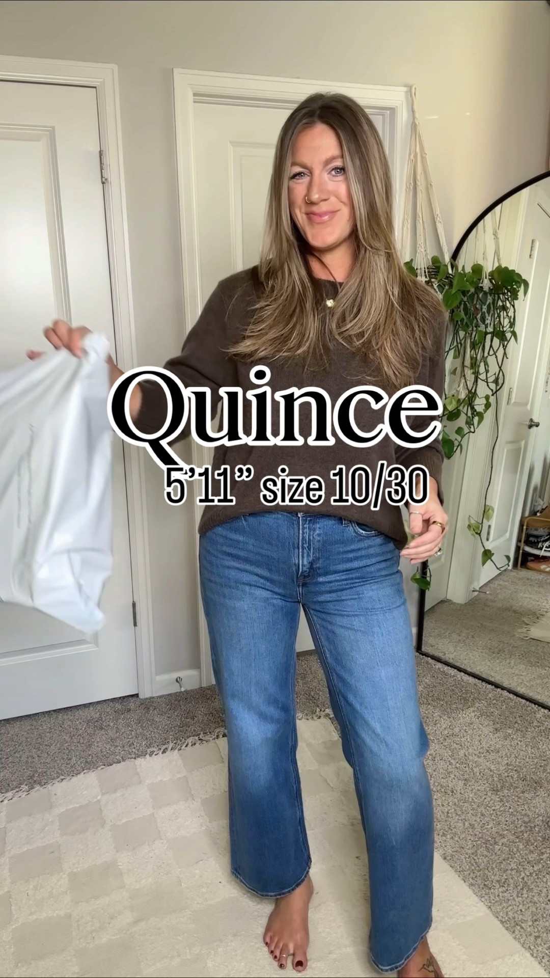 New high quality and affordable items from Quince that are perfect for colder temps (and even gifts!)

✨all sweaters/jacket are a large
✨30x30 jeans
✨bag color is dark taupe

@onequince #quincepartner

#LTKTall #LTKOver40 #LTKGiftGuide