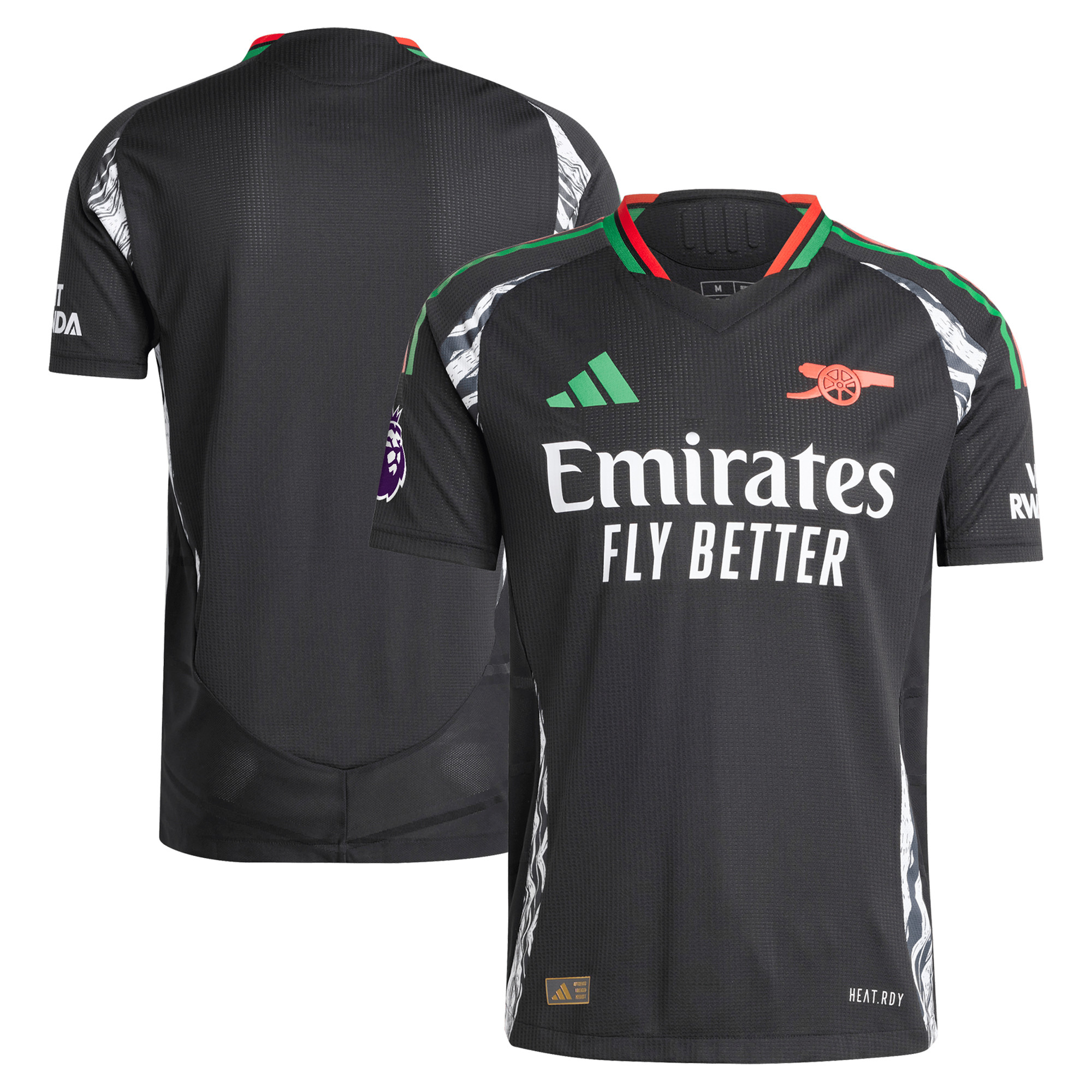 Men's adidas Black Arsenal 2024/25 Away Authentic Jersey | Fanatics