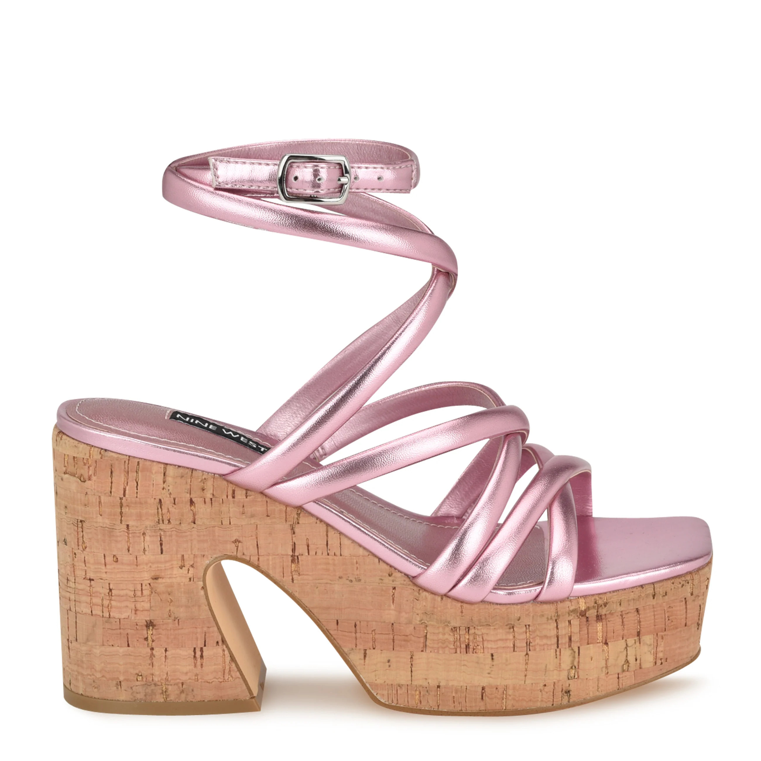 Corke Platform Wedge Strappy Sandals | Nine West (US)