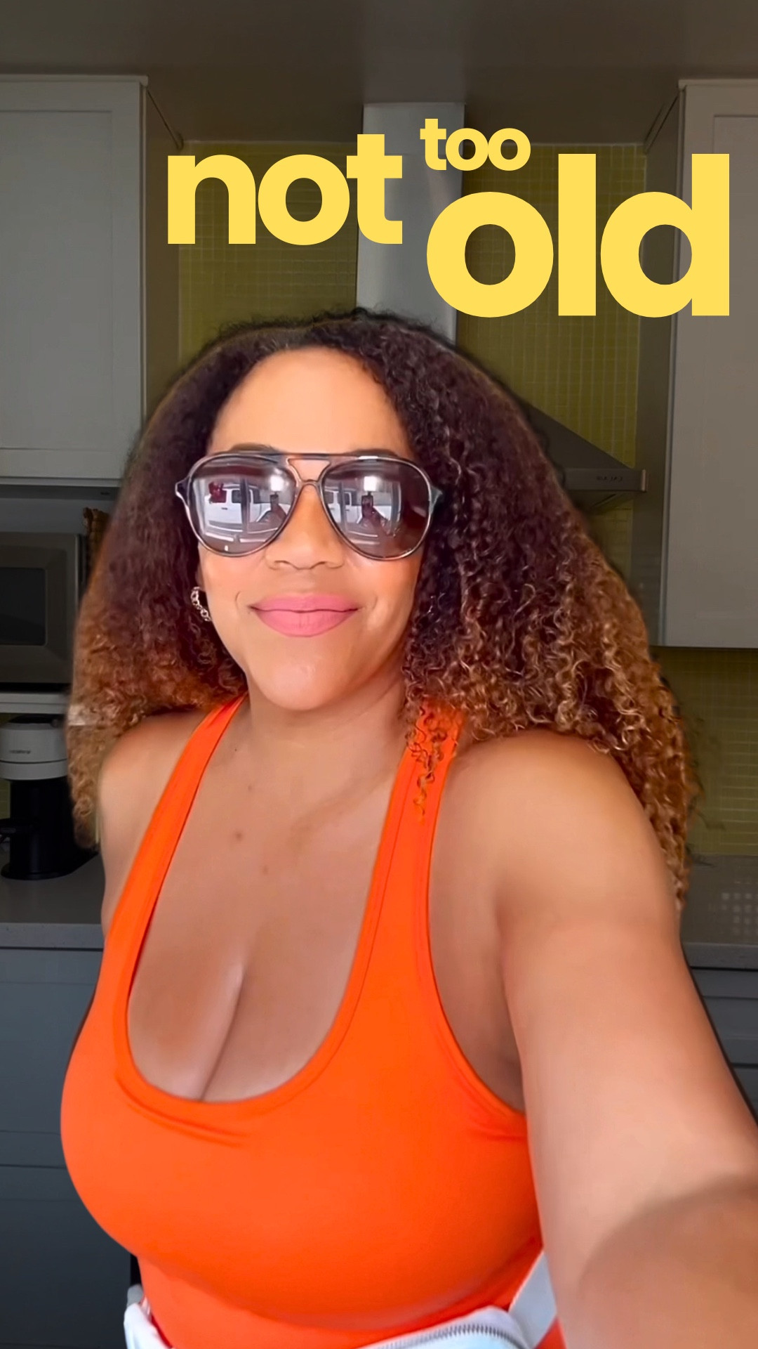 Ladies Over 40: Let me tell you at 49 - No, you aren’t too old to wear a cute athletic set. So wear it! 

Wearing an xl in the top and bottom 💪🏾✨

#LTKOver40 #LTKActive #LTKMidsize