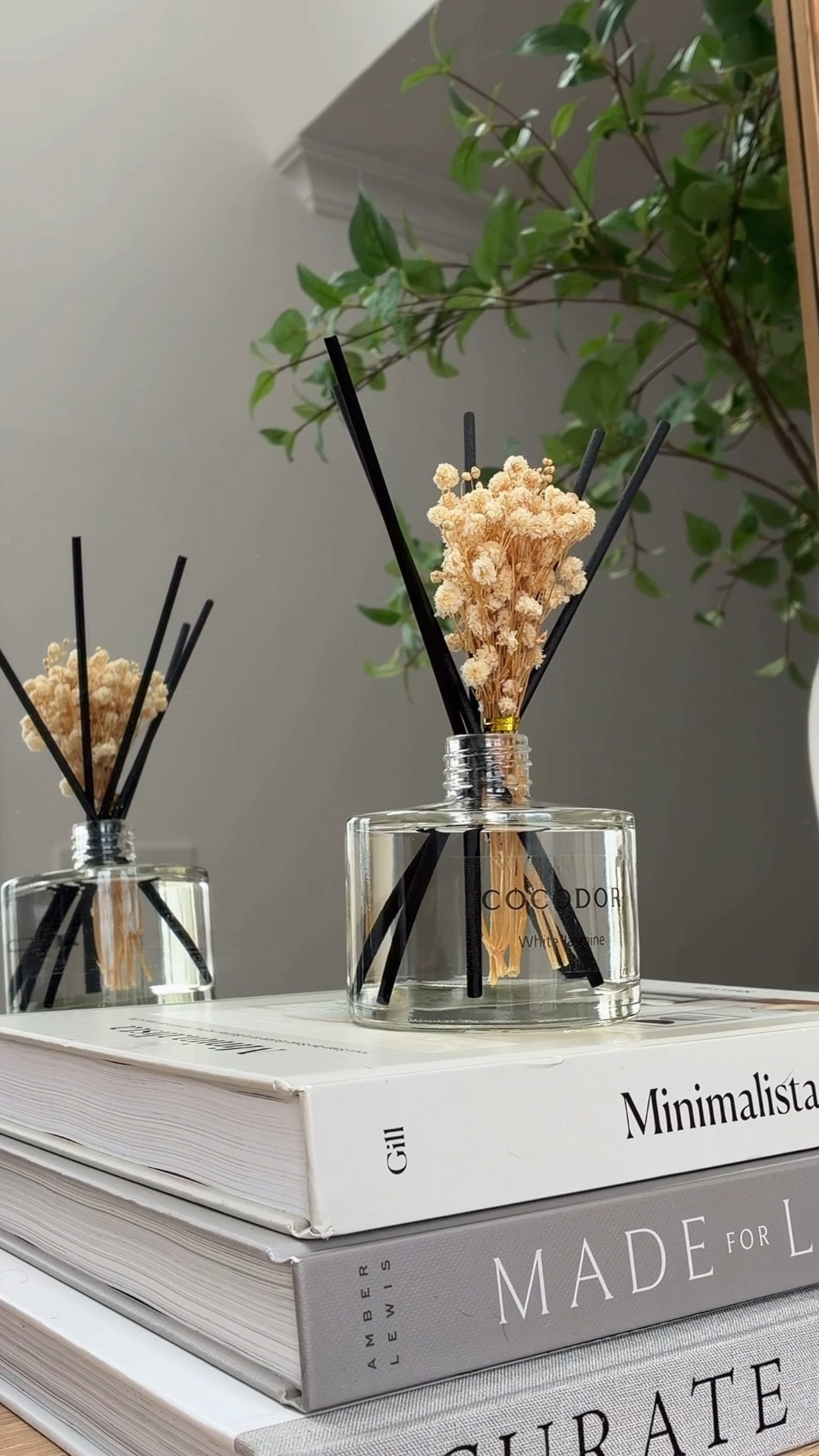 Elegant glass bottle home diffuser. Multiple fragrances available. Refillable. Great for small rooms, bathrooms or as a home gift.

#LTKHome