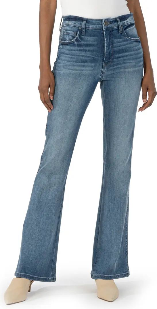 KUT from the Kloth Ana Fab Ab High Waist Flare Jeans | Nordstrom | Nordstrom