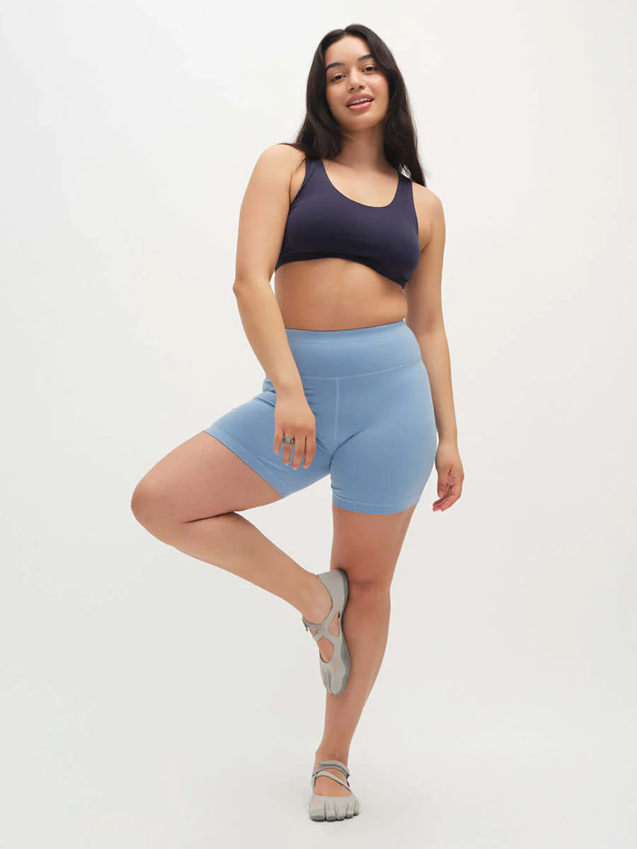 Echo 5.5" Short in Brushed Cotton Blend - Surf | Outdoor Voices | Outdoor Voices