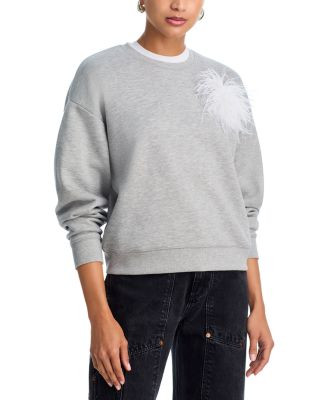 Feather Pin Fleece Crewneck Sweatshirt - Exclusive | Bloomingdale's (US)