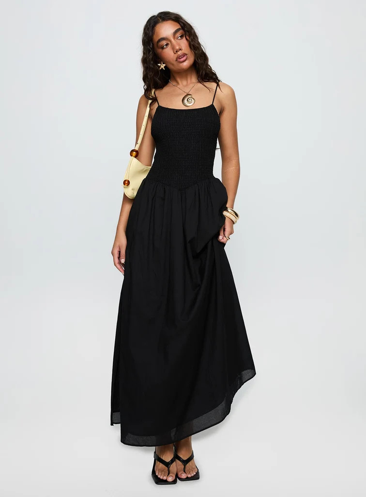 Carys Maxi Dress Black | Princess Polly US