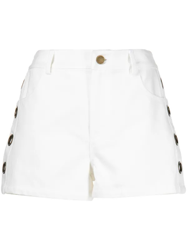 Grommet denim shorts | Farfetch Global