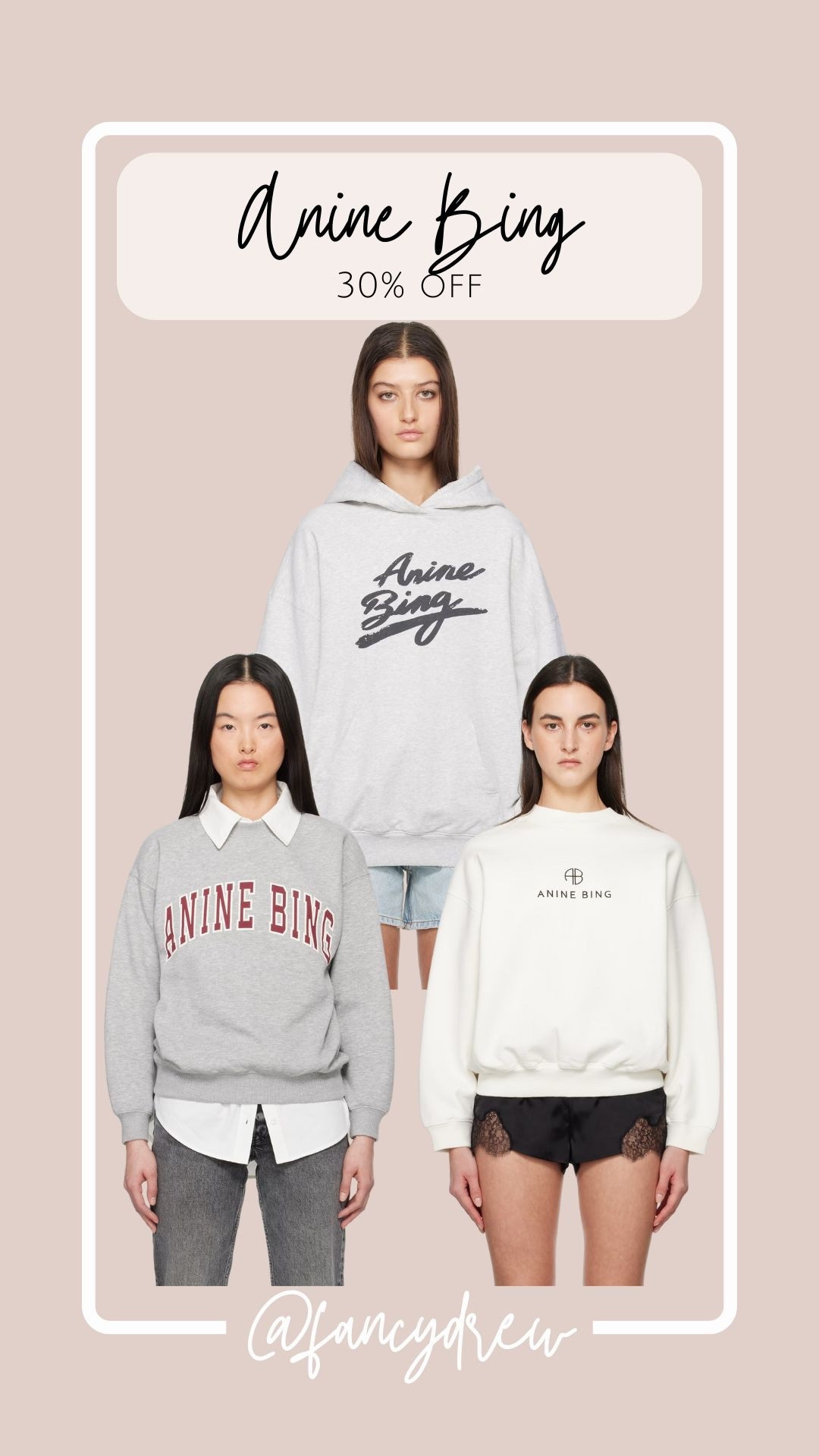 Anine Bing sweatshirts are mega sale! 

#LTKSaleAlert #LTKActive #LTKHome