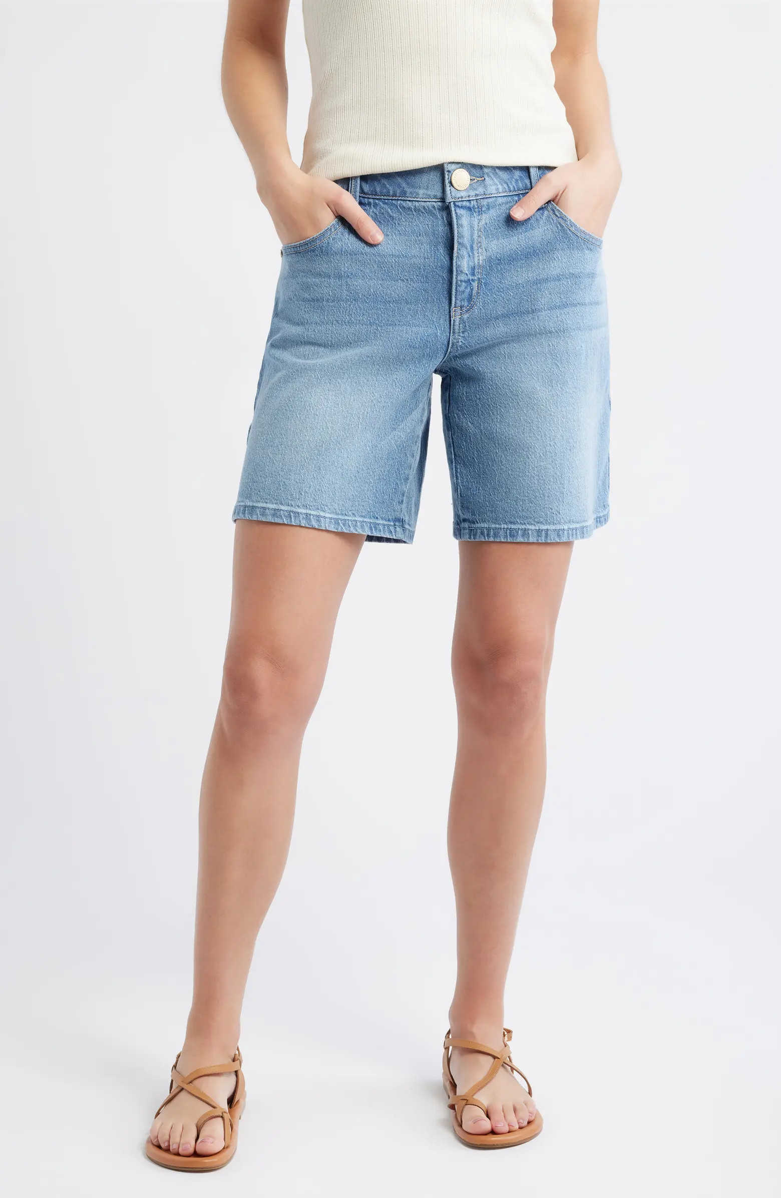 High Waist Relaxed Denim Shorts | Nordstrom