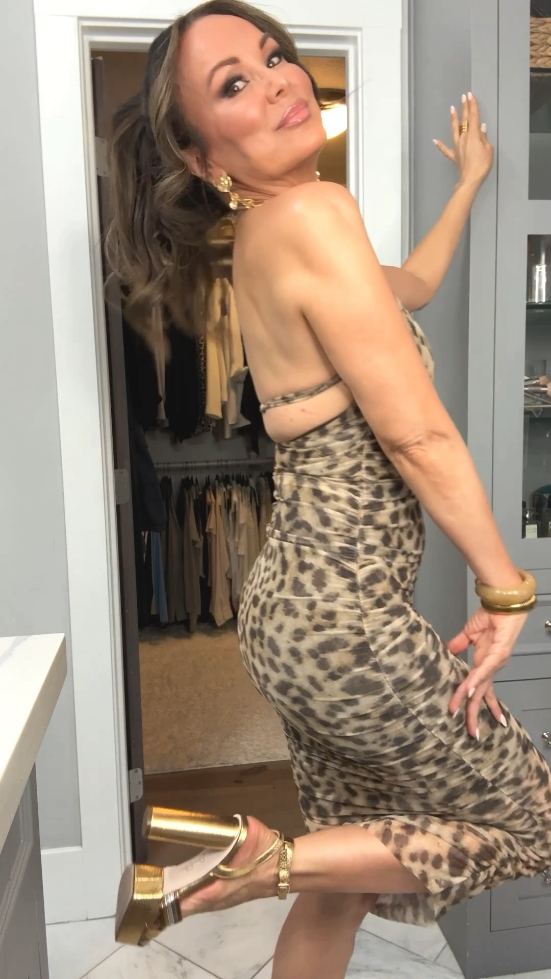 Why is it the less expensive shoes are more comfortable?! I’ve been searching for a sexy, but comfy “disco” metallic heel for a while and finally found these. They go with everything. Totally comfy for over 5 hours during GNO. 💃🏼

(Dress is last fall Zara)

#LTKShoeCrush #LTKOver40 #LTKStyleTip