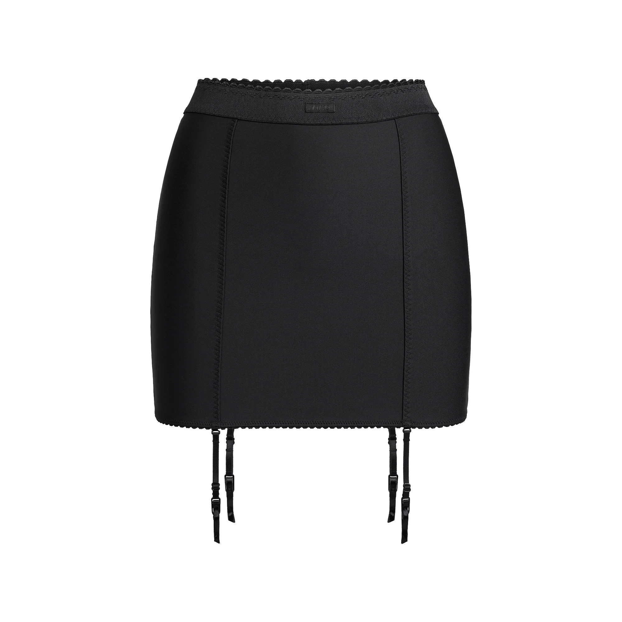 SKIMS BODY MINI GARTER SKIRT | ONYX | SKIMS (US)