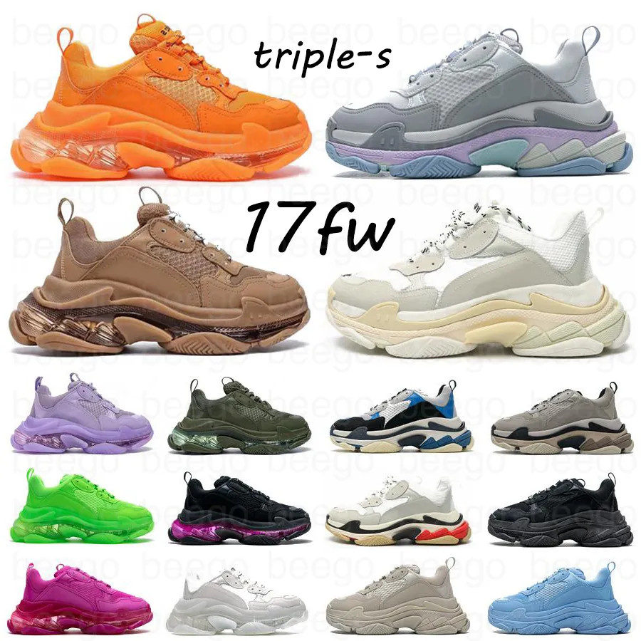 for men women designer runner Running Shoes triples s sneakers sneaker 17fw paris triple Luxury M... | DHGate