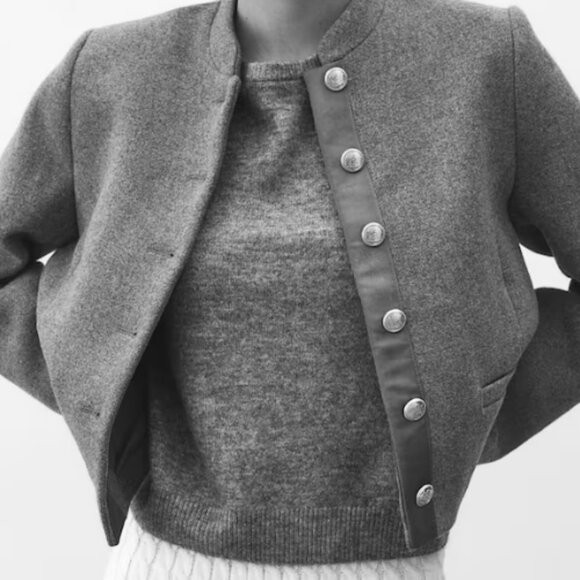 Button-Front Jacket | Poshmark