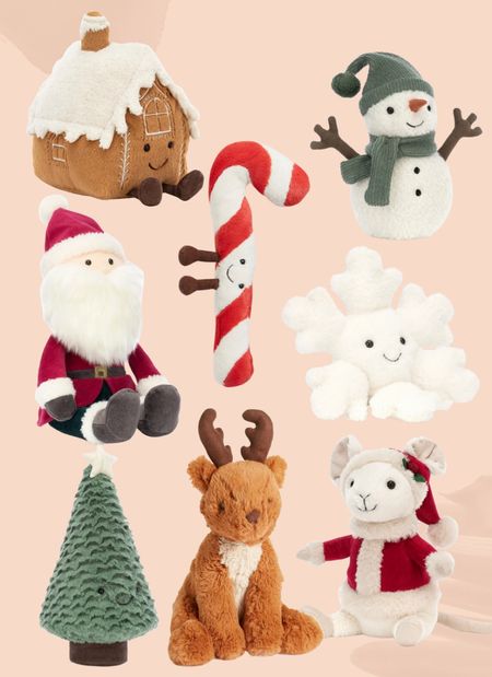 Jellycat stuffed animals for the holidays. Nordstrom finds. Kids Christmas gift ideas, stocking stuffers. 

#LTKHoliday #LTKSeasonal #LTKkids