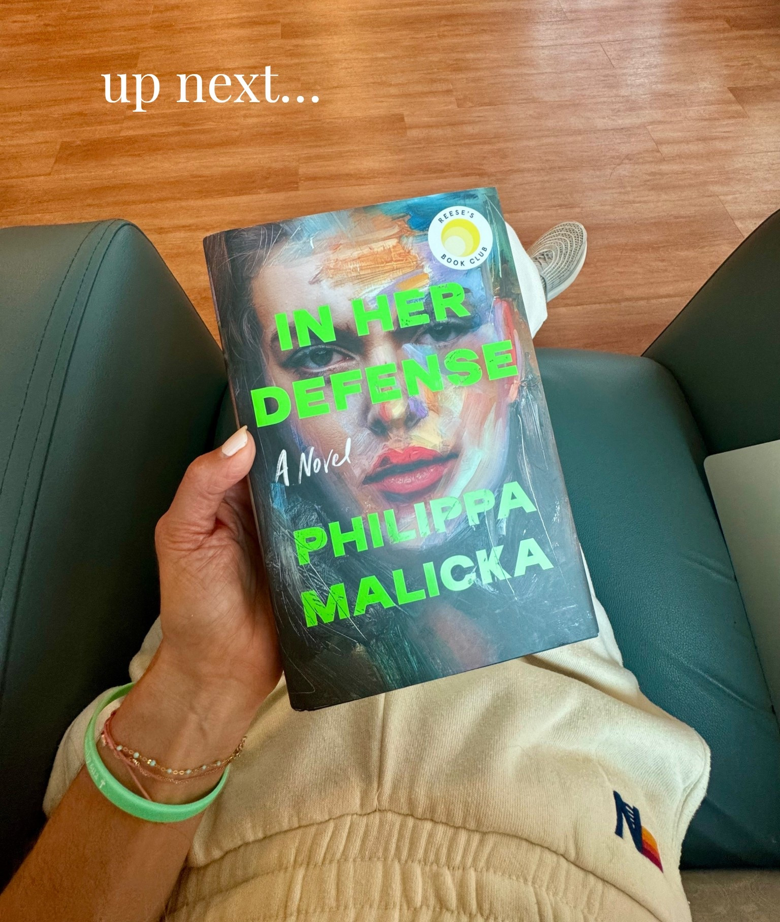 up next on this rainy day patiently waiting at the hospital w family📕 a book gifted from my oldest daughter to me! 

+ shop the softest sweats that i own & love (the straight leg is super flattering & leg lengthening too) 

linked few color-ways below but there are so many more on their website! 

run slightly big (which i love) im wearing a small 

+ also linked my bracelets i nd er take off! 

#LTKootd #LTKstorytime #LTKActive