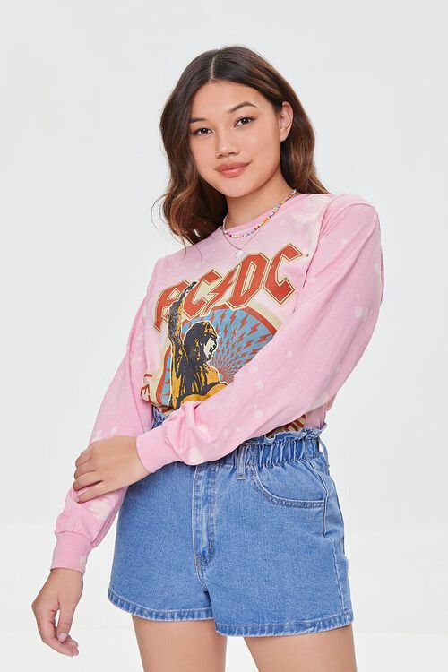 ACDC Graphic Bleach Wash Tee | Forever 21 (US)